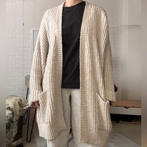 ZARA oversized knit cardigan